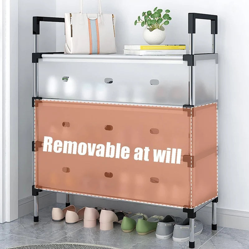 Premium Foldable Shoe Organizer Rack – Smart Space-Saving Footwear Storage Solution