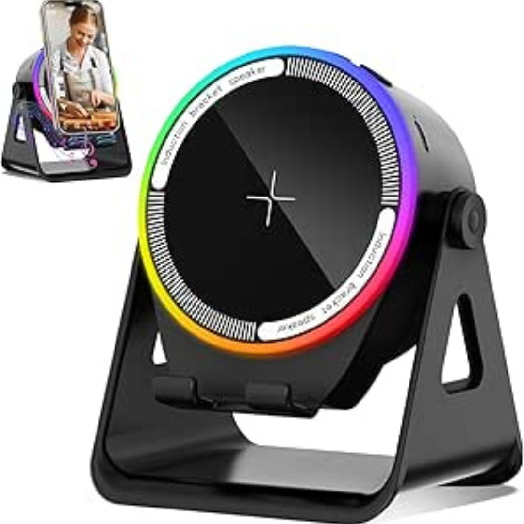4-in-1 Wireless RGB Speaker Phone Stand