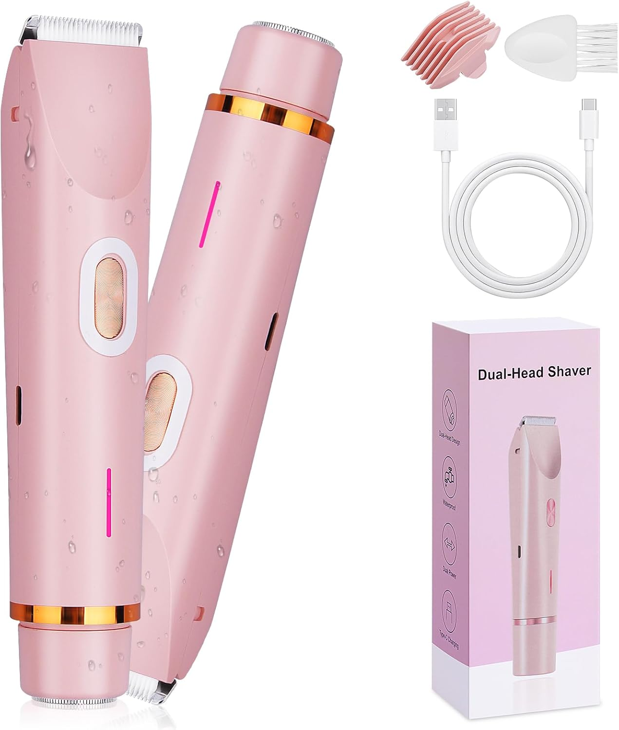 2-in-1 Dual Head Shaver for Women