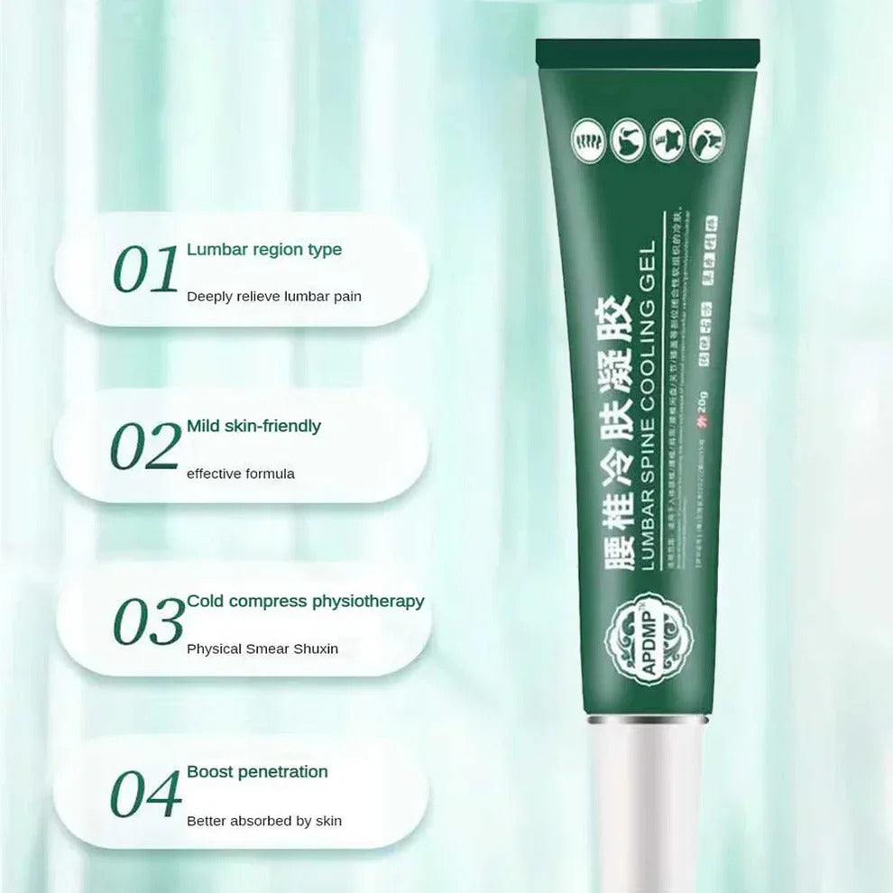 Lumbar Spine Cooling Relief Gel