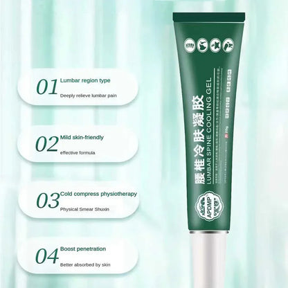 Lumbar Spine Cooling Relief Gel
