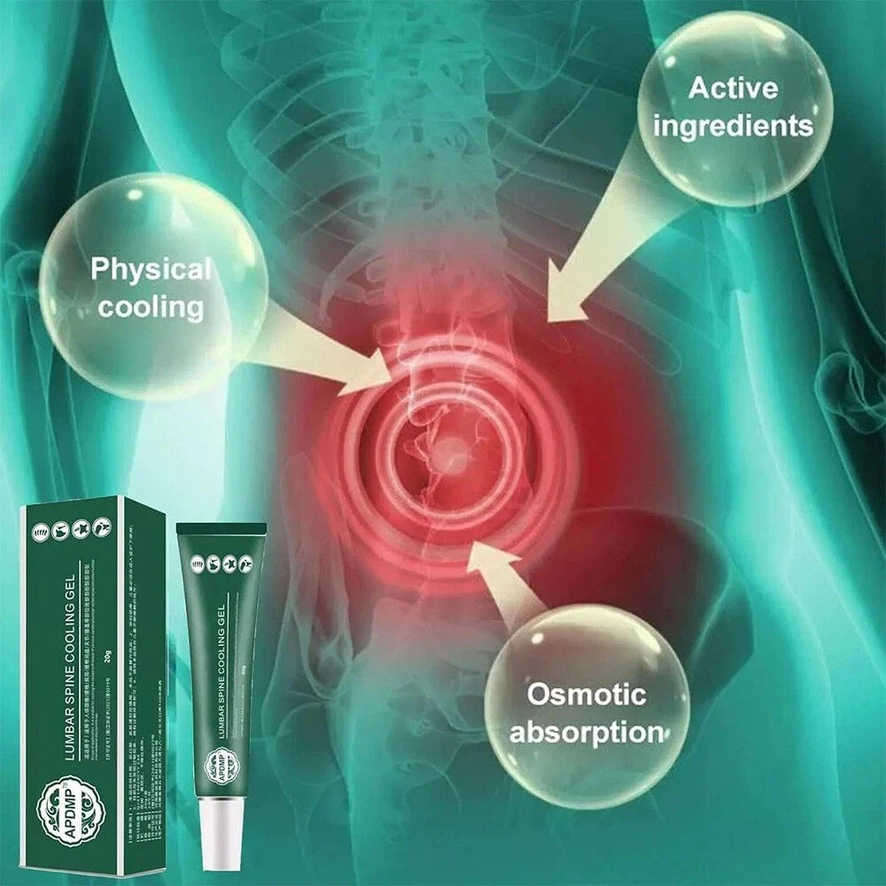Lumbar Spine Cooling Relief Gel