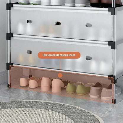 Premium Foldable Shoe Organizer Rack – Smart Space-Saving Footwear Storage Solution