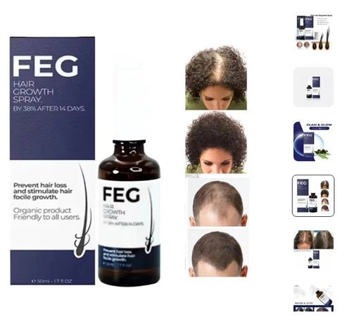 FEG Plus Minoxidil Beard & Hair Growth Serum
